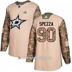Män Ishockey Dallas Stars Tröja Jason Spezza 90 Adidas 2017-2018 Camo Veterans Day Practice Authentic